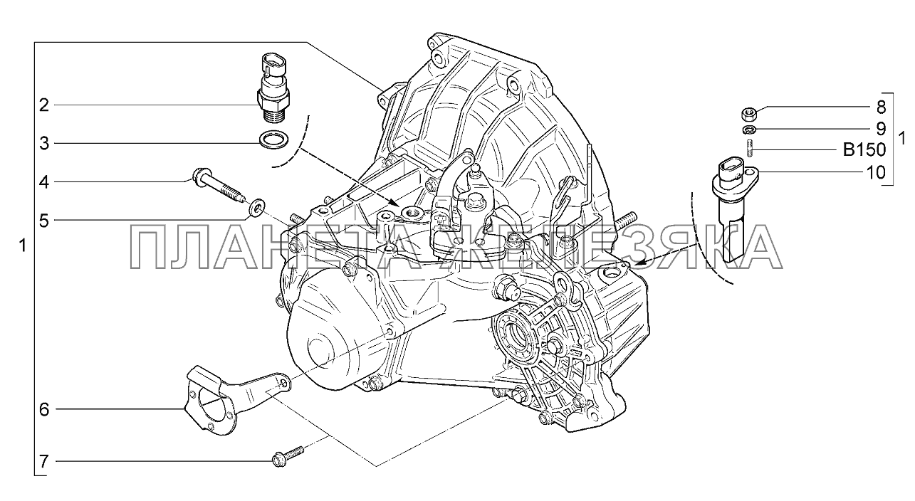 Коробка передач Lada Kalina 2192, 2194